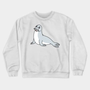 Cute Happy Seal Sea Animal Crewneck Sweatshirt